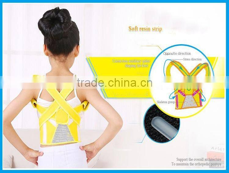 For kid adjustable back support belt for corrector posture shoulder support brace