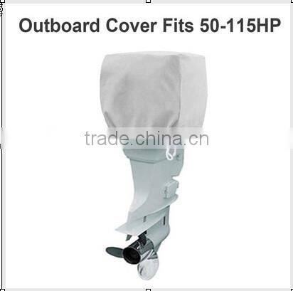New 300D Waterproof Gray Outboard Boat Motor Engine Hood Cover