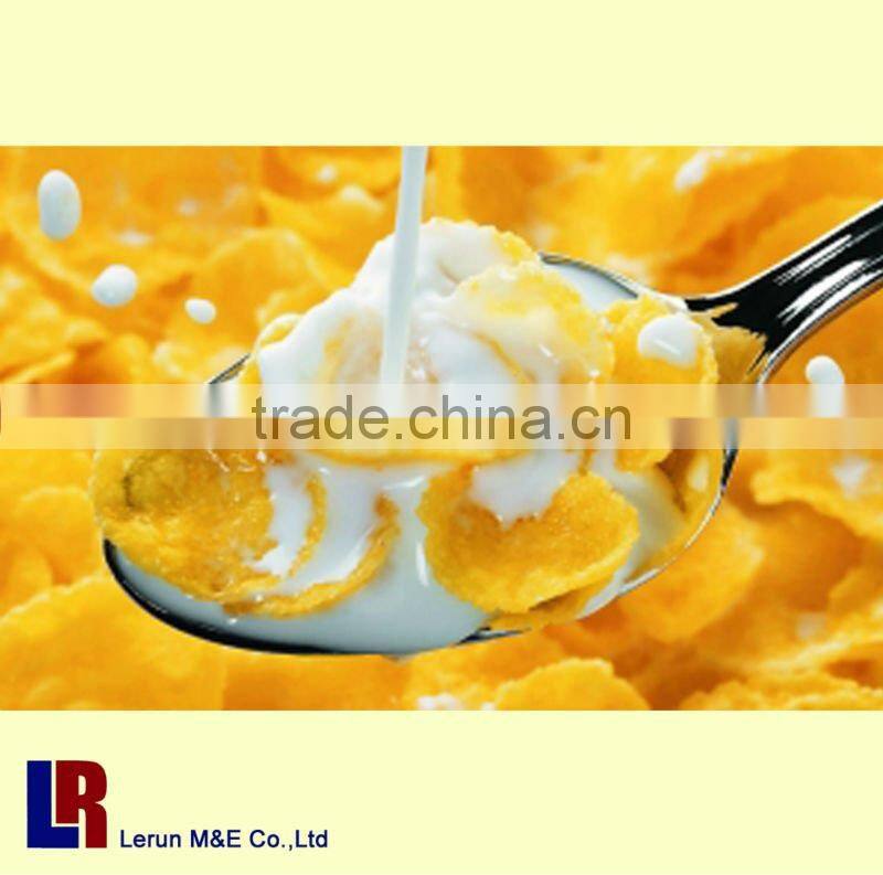 Double-screw extruder honey corn flakes machine