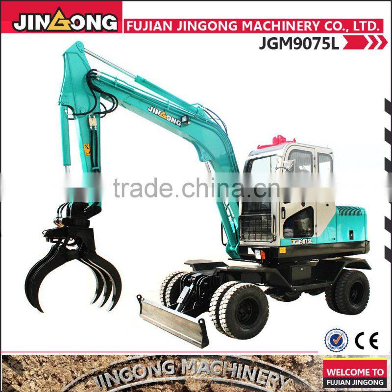 Agriculture machine JGM9075L wheel excavator machinery used