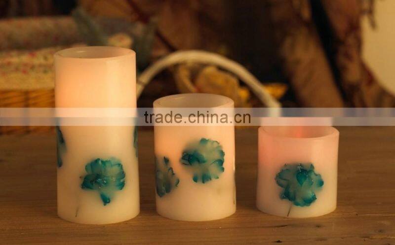 LED flameless candle for Christmas decoration Christmas candle led christmas wax candle