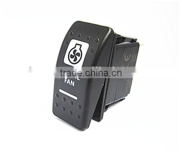 Rocker Switches with Engine FAN white