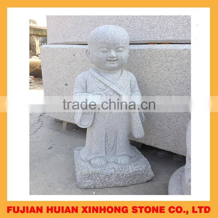 Lovely stone monk buddha statue with package