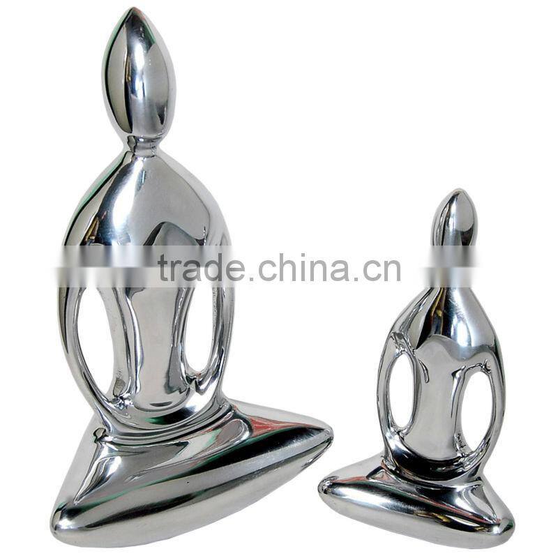 Bright Finish Solo Dancing Figurine Aluminum Home Decoration Figurine