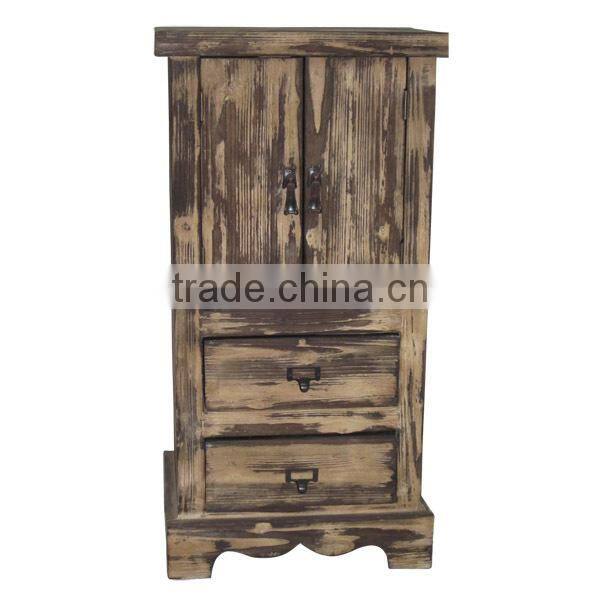 Antique Wooden Living Room Cabinet with Five Drawers Minhou Wooden Furniture Wholesale