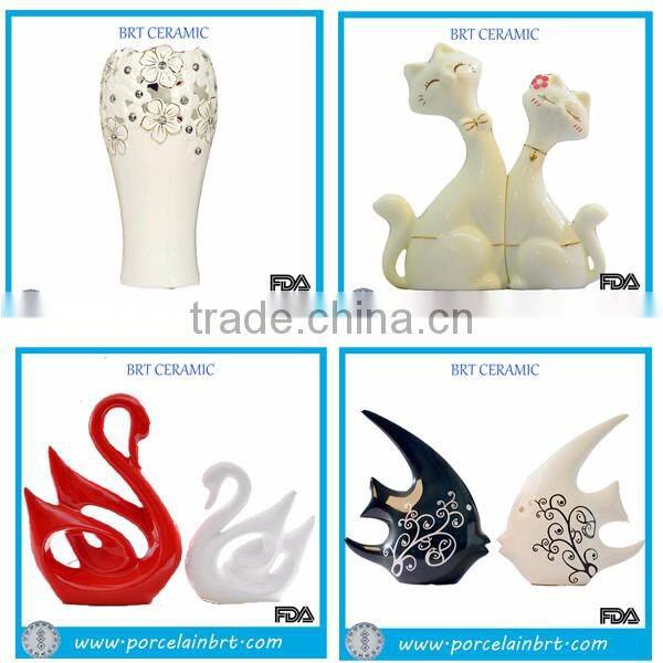 Wholesale Ceramic Decoration Cat Lovers Wedding Gift