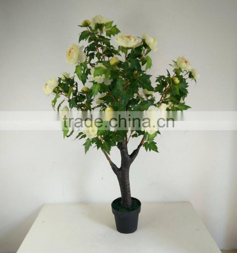 fake arbor peony flower tree artificial peony flower for decoration
