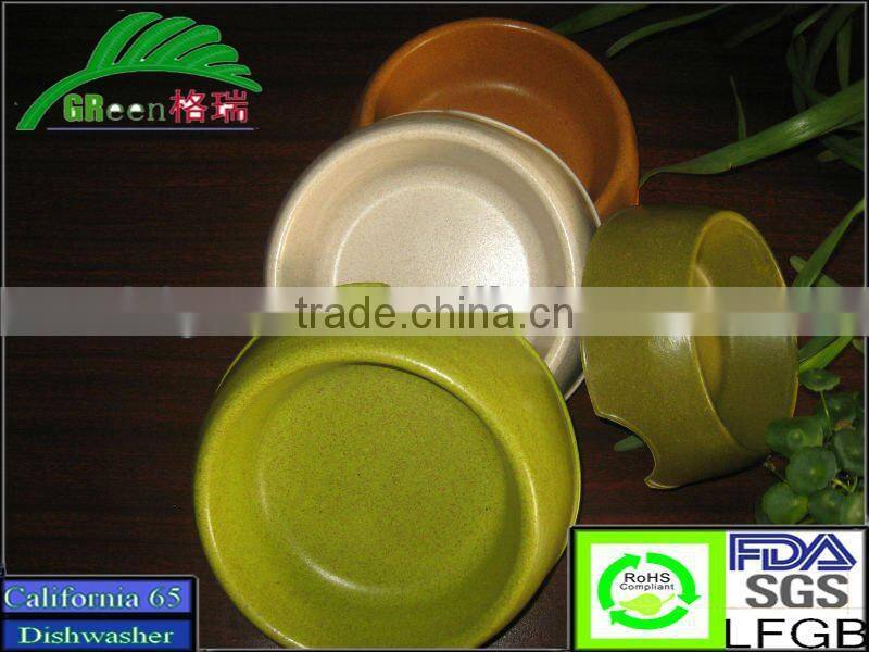 Eco-friendly bamboo fiber feeder for pets