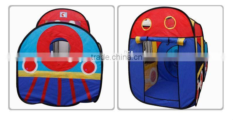 Pop up Train Toys tent for Kids Indoor train engine Play tent