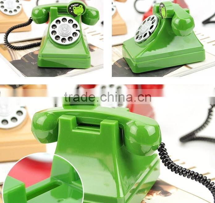 Supply creative Cartoon telephone piggy bank / saving box / money box