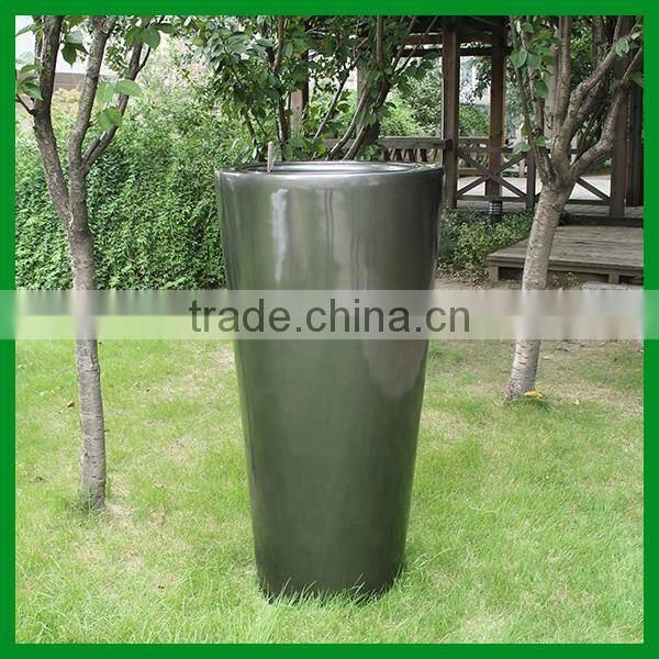 FO-332 garden decor Fiberglass Self-Watering Flower Pots