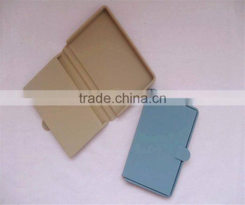 2015 Hot Sale Custom Make Colorful Silicone Business Card Holder