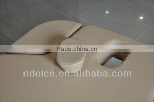 Classic Electric Massage Bed with motor to control backrest and footrest portable salon furniture DS-110005