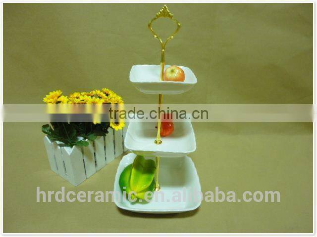 japanese&korean style 2015 ceramic plate with handle