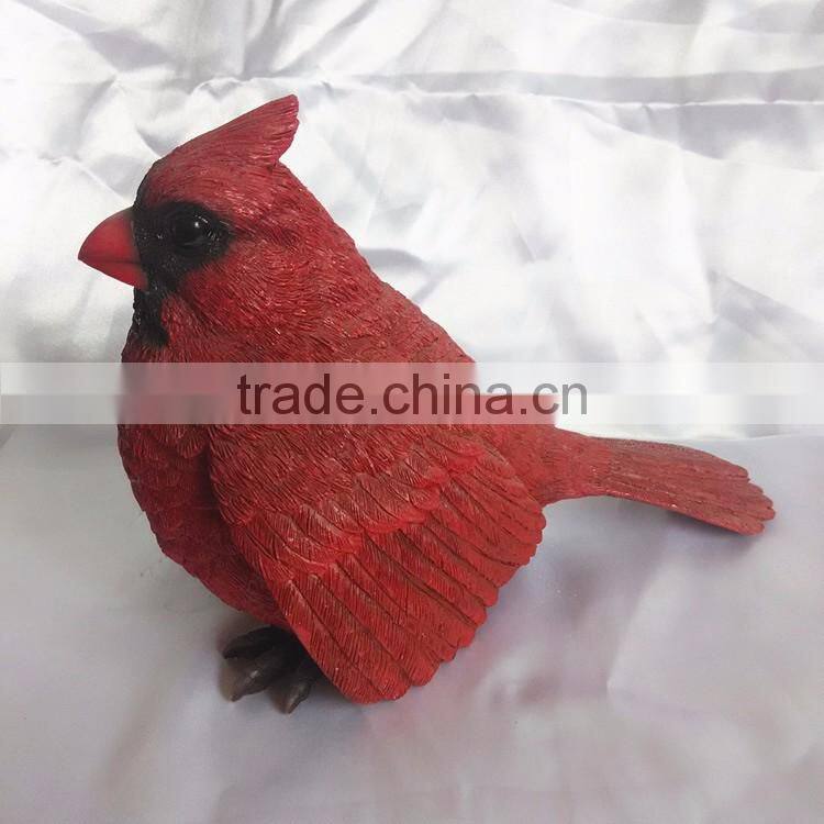 Custom solar power life size bird figurine ornament