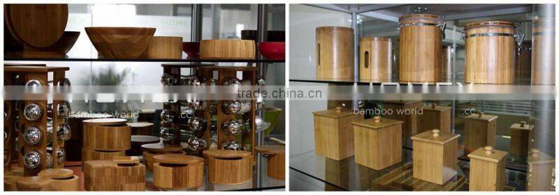 Bamboo cheap corner stackable shelves Homex-BSCI