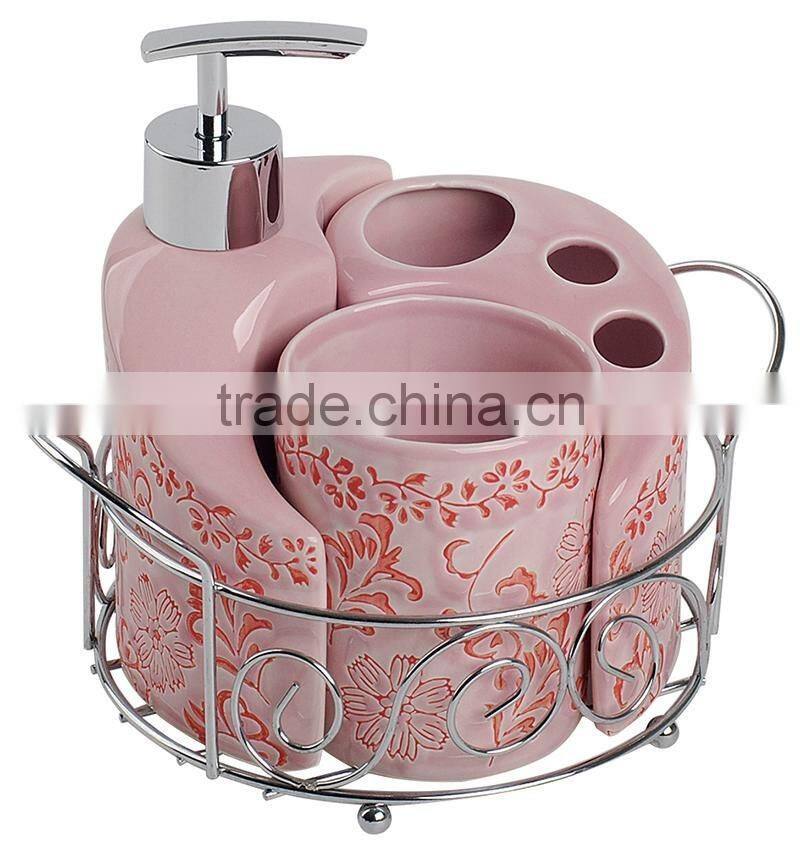 Wholesale luxury simply hotel cheap china bathroom accessory