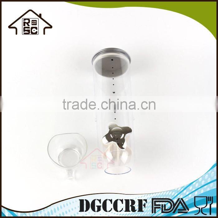 NBRSC Wall Mount Dry Food Dispenser Candy Cereal Dispenser Storage Container