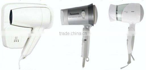 Hotel guest room electric hair dryer