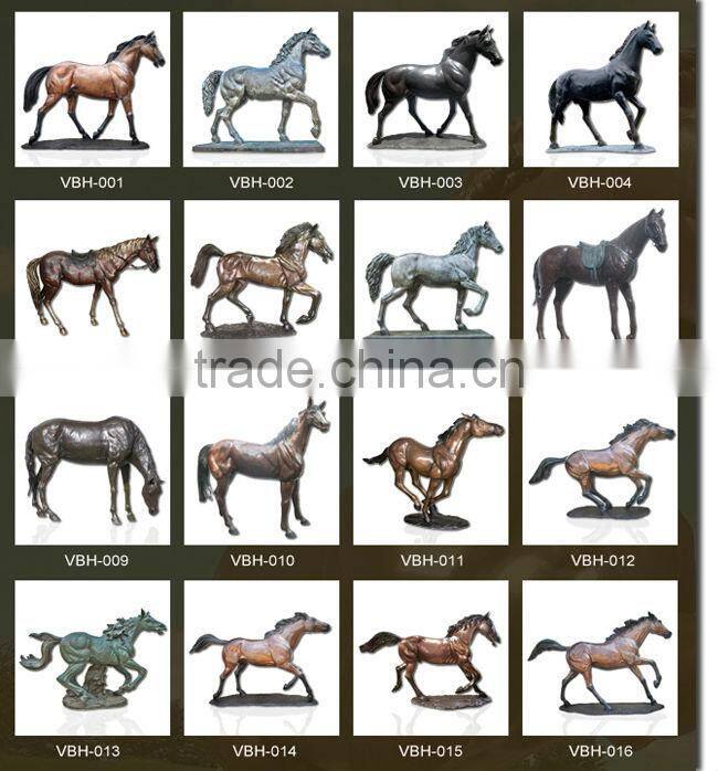 High quality high quality brass horse ornaments
