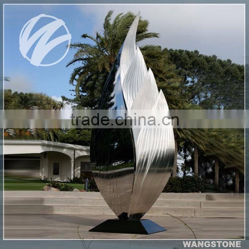 Large size garden park decoration stainless steel outdoor sculpture