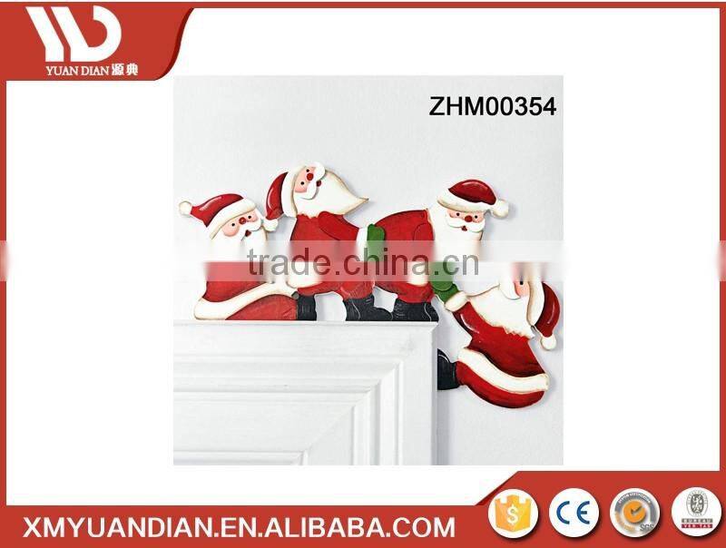 Hand painted wooden door frame Chrismas Decoration