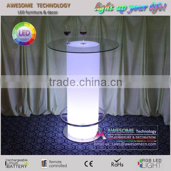 16 color changing plastic event table outdoor coffee table