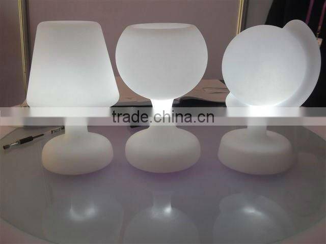 lithium battery operated RGB table lighting for restaurant