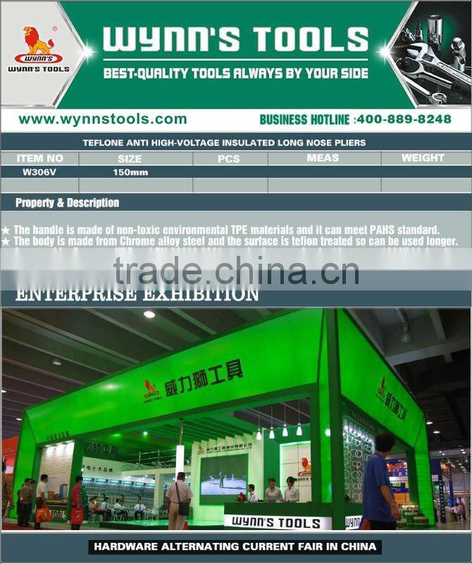 TEFLONANTI HIGH-VOLTAGE INSULATED DIAGONAL PLIERS