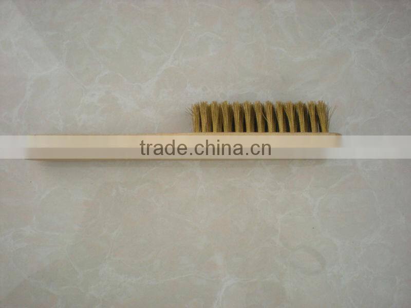 Wooden Wire Suede Shoe Brush