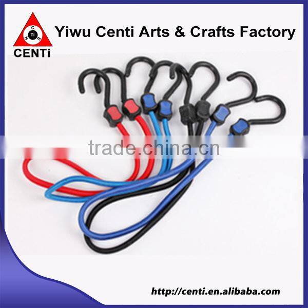 Elastic bungee packing cord with Plastic Clips