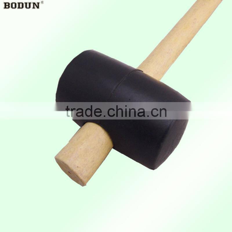 H3017 French style rubber mallet with wooden handle