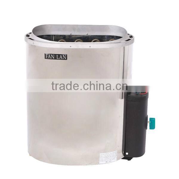 wooden sauna room dry steam cheap Internal control sauna heater