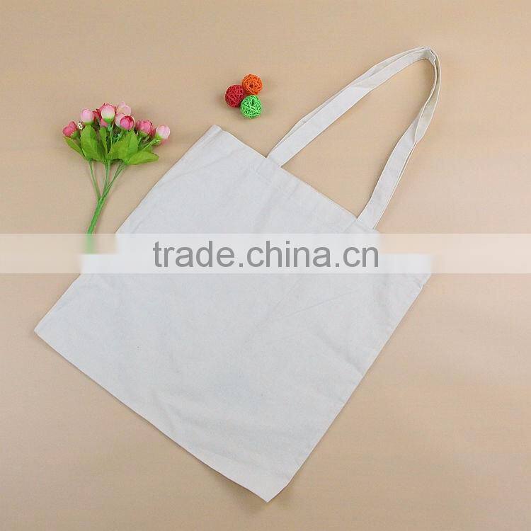 Eco friendly promotional natural cotton canvas shopping bag