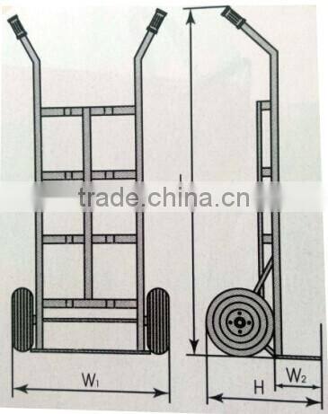 HT1595 Foldable Steel stair climb multipurpose hand trolley