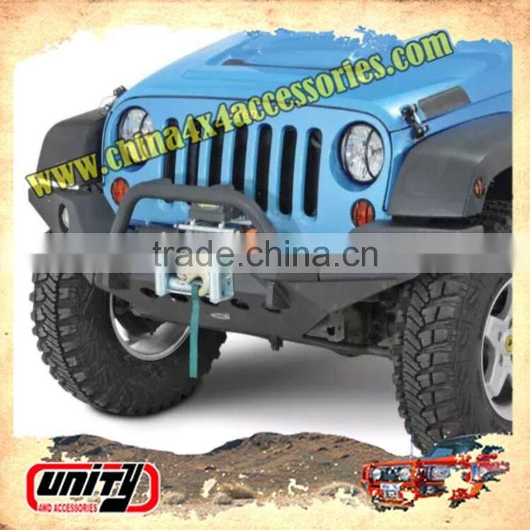 4x4 JK Accessories Steel Front bumper with lights
