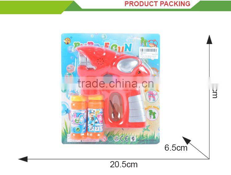 Popular cartoon bird toy flash soap bubble gun electric