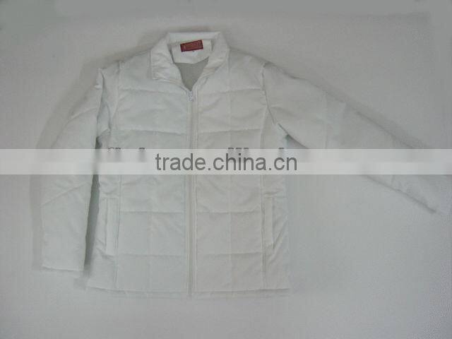 2013 New Stock Design Ladies Dress Padded Jacket
