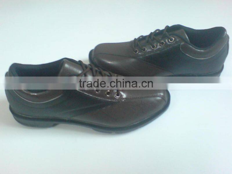 high top brand golf shoes with spike use rubber and genuine leather for men and women business sports