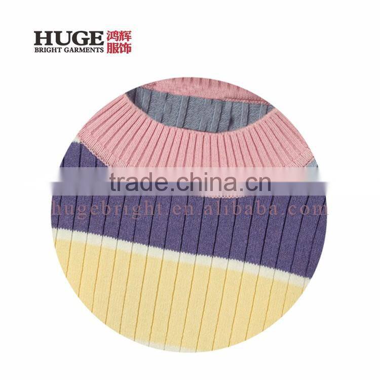 Round Neck Kintted 100% Cotton Sweater Designs For Kids