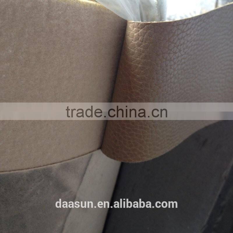 PVC artificial leather stock lot for sofa, furniture and bag