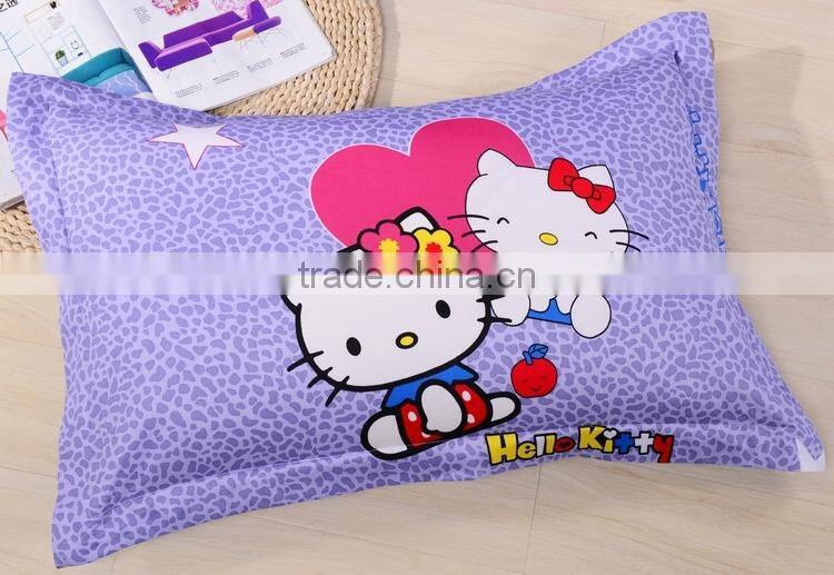 Hello kitty cute cat print bedding set for kids
