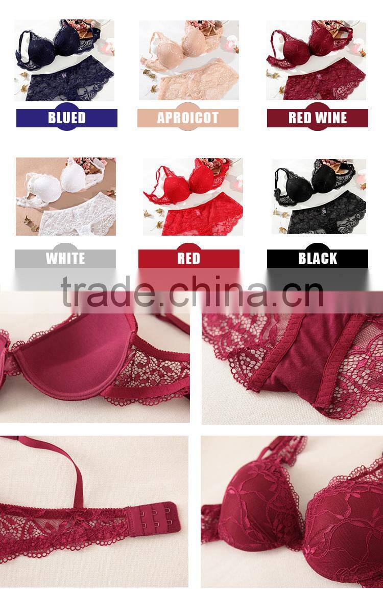 3/4 cup sexy girl bra and panty set