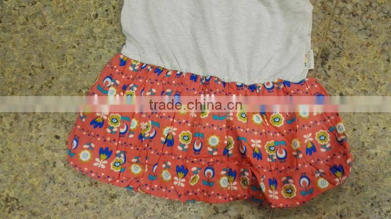 Yiwu stocks lots girl's high quality bubble dress