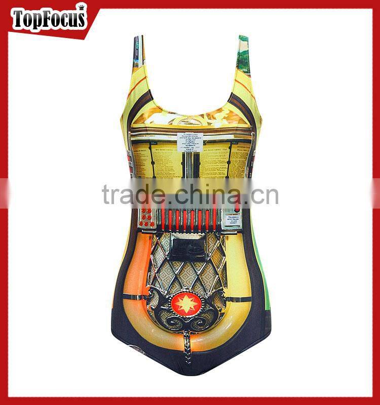 Low MOQ bikini competition islamic swimwear