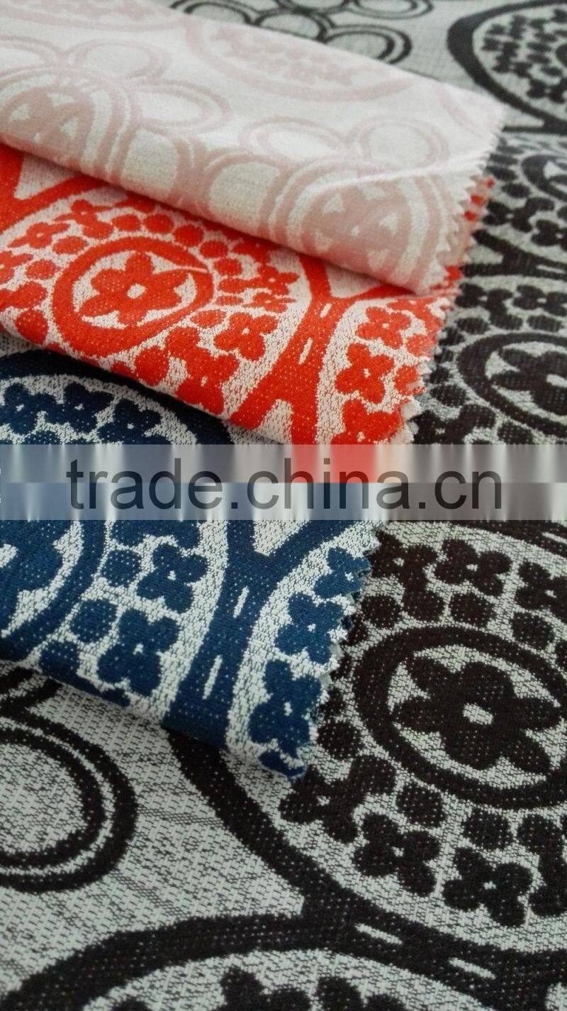 high quality and yarn dyed woven jacquard for women's dress