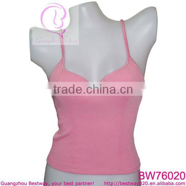 Wholesale ladies summer short camisoles tops underwear