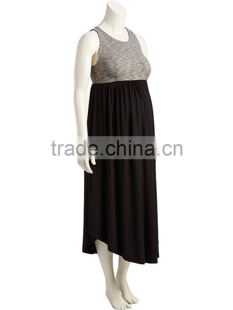 OEM custom summer loose maternity dress plus size maternity clothes