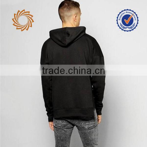 British style mens blank pullover hoodie with pocket