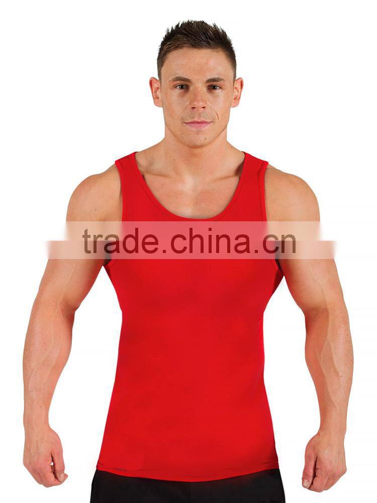fitness bodybuilding mens gym stringer vest